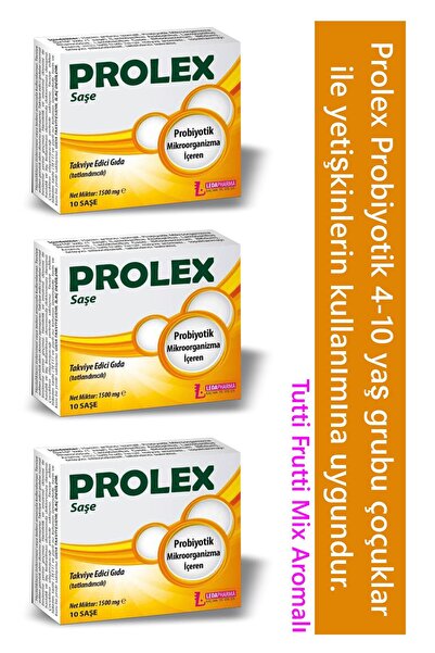 ledafarma Ledapharma Prolex Probiyotik 10 Şase 3 Kutu