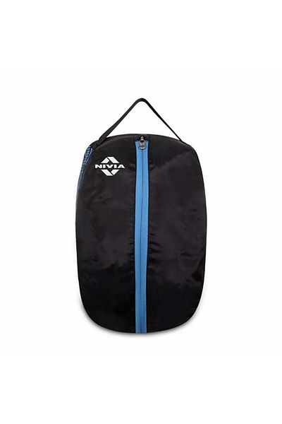 Nivia Ultra Shoe Bag, Shoe Bag | Unisex | Polyester | Durable | Waterproof | Lightweight | Black