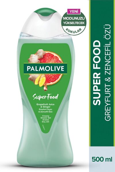 Palmolive Duş Jeli Superfood Greyfurt Suyu & Zencefil Özü 500 ml
