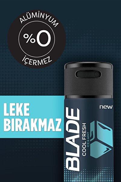 Blade Cool Fresh Erkek Deodorant 6x150ml Leke Bırakmaz