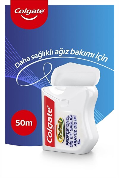 Colgate Total Profesyonel Diş Eti Sağlığı Arayüz Diş Ipi 50 M X2 Adet