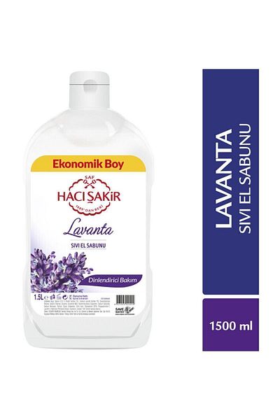 Hacı Şakir Lavender Relaxing Care Liquid Hand Soap 1500 ml