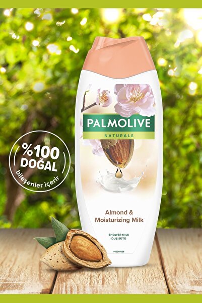 Palmolive Naturals Badem ve Nemlendirici Süt Duş Jeli 500 ml x2 Adet