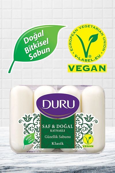 Duru Pure & Natural Source Classic 16 Pieces Beauty Soap 4x280gr