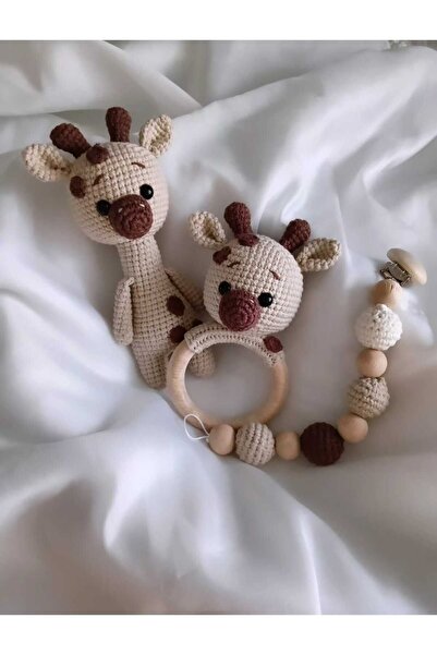 msl masal hobi evi Amigurumi Minis Zurafa Yenidogan Seti