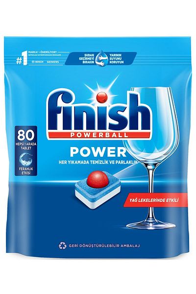 Finish All in One Dishwasher Detergent Capsule Tablet 80 Pieces