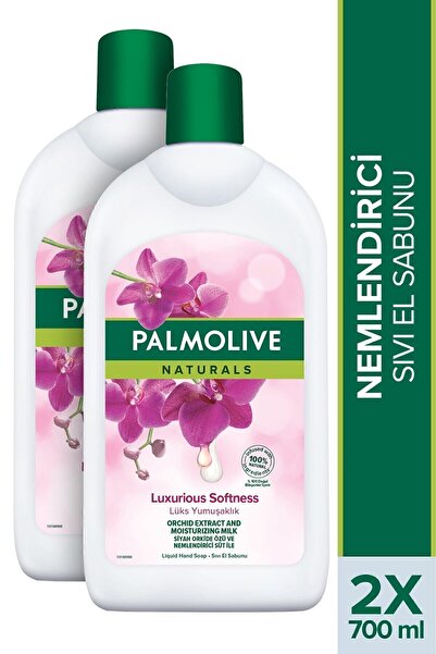 Palmolive Naturals Siyah Orkide İpeksi Yumuşaklık Nemlendirici Sıvı El Sabunu 2 x 700 ml