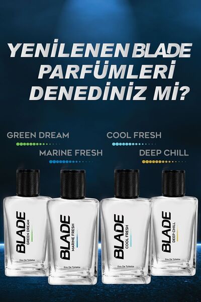 Blade Cool Fresh Edt Erkek Parfüm 70 ml & Deodorant 3x150 ml