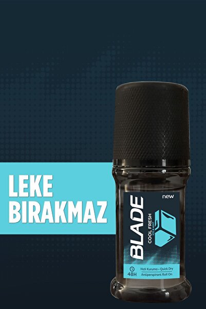 Blade Cool Fresh Erkek Roll On 3x50 ml Leke Bırakmaz