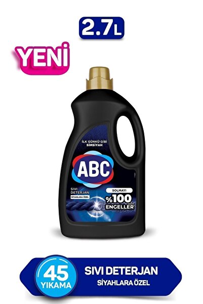 ABC Siyahlara Özel Sıvı Çamaşır Deterjan 2.7 Lt