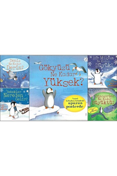 Tübitak Yayınları Tübitak Preschool Penguin Pipkin Hardcover 5 Book Set (Ages...