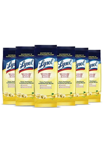 Lysol Surface Cleaner Wet Wipes 6X72 432 Sheets
