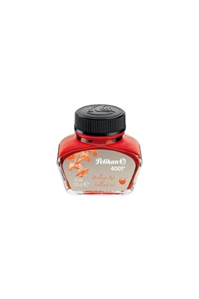 Pelikan 4001 Dolmakalem Mürekkebi 30 Ml. Kırmızı