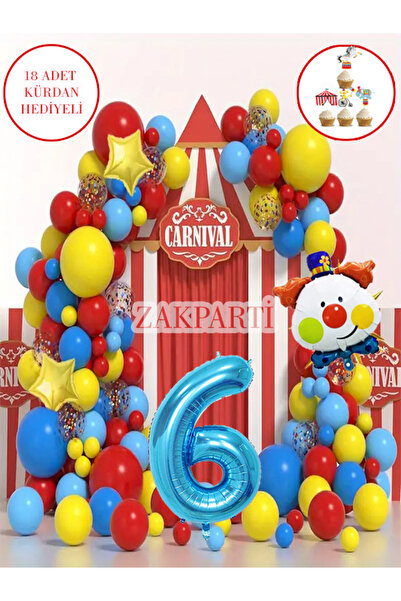 ZEAP Carnival Themed Stylish Birthday Set