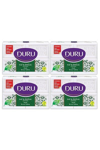 Duru Pure & Natural Source Classic 16 Pieces White Soap 4x600gr