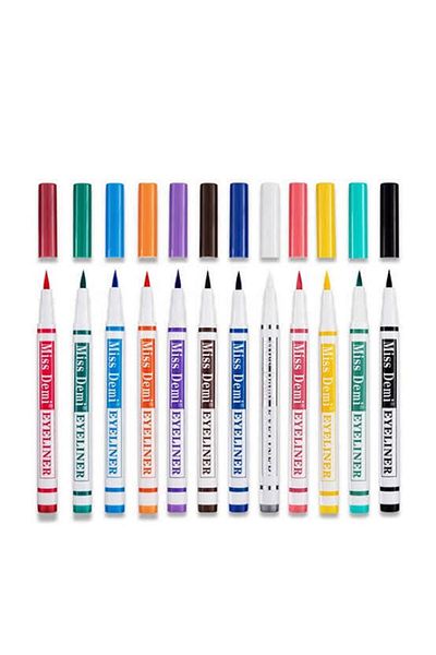 BEAUTY MODEL 12 Color Pen Eyeliner Set