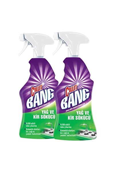 Cillit Bang Mutfak Temizleyici Yağ Ve Kir Sökücü Sprey 2x750