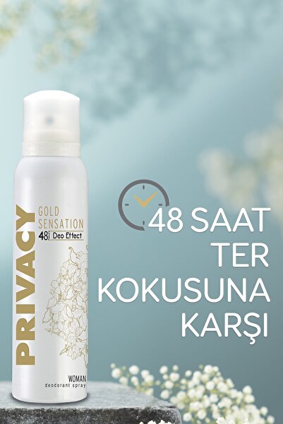 Privacy Gold Women Kadın Deodorant 6x150ml