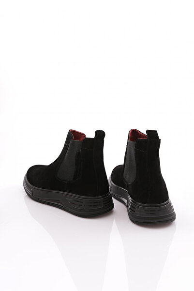 DGN Erkek Lastikli Klasik Bot Siyah Süet 3111228