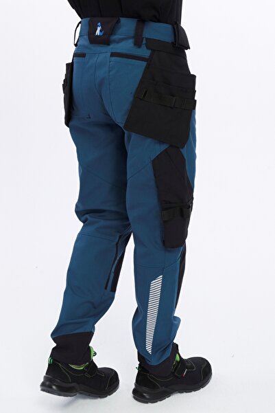 Uniprom İş Pantolonu Manchester Model Çok Cepli İndigo