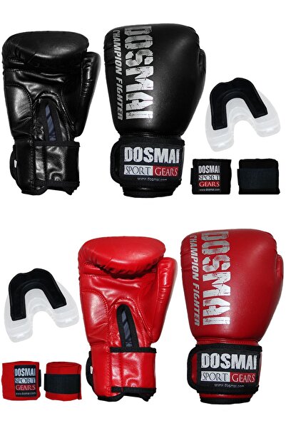 DO-SMAI حزمة زوجين - قفازات ملاكمة للزوجين، واقي الفم، ومجموعة ضمادات
