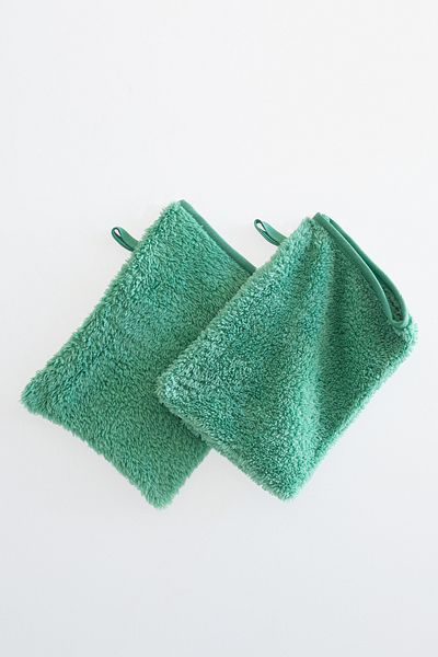 Misev Green Soft Bath Loofah - 2 Pieces