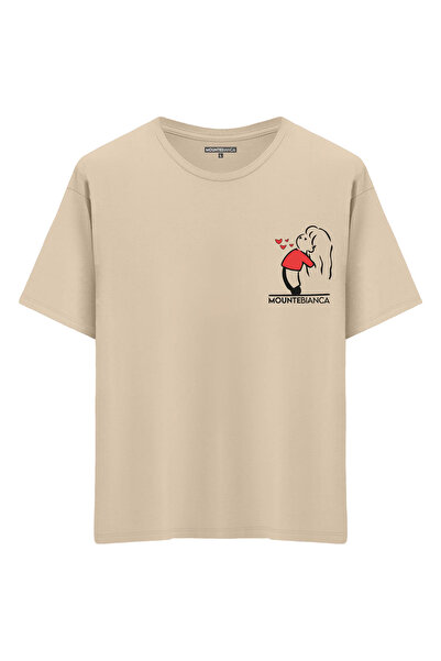 Mounte Bianca Unisex Valentin II - Oversize kroj T-shirt