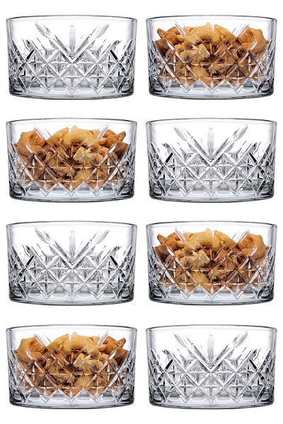 Paşabahçe 8-Piece Timeless Snack Bowl - 225cc Pb8x530040