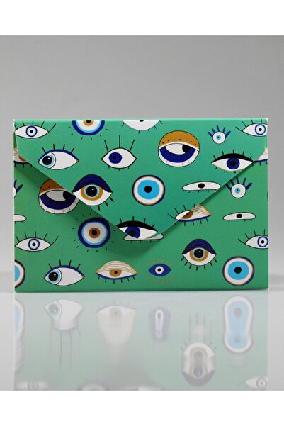 4nio Σημειωματάριο με πράσινο γράμμα του κακού ματιού