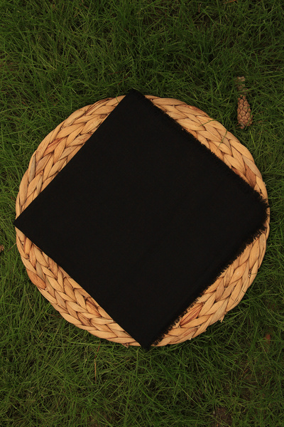 VEGA MODA Eșarfă de scris din bumbac - Culoare uni, pânză de brânză pentru fe...