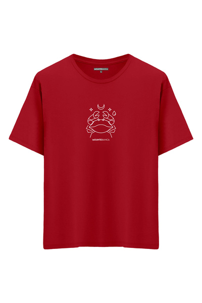 Mounte Bianca Unisex rak - Oversize kroj T-shirt