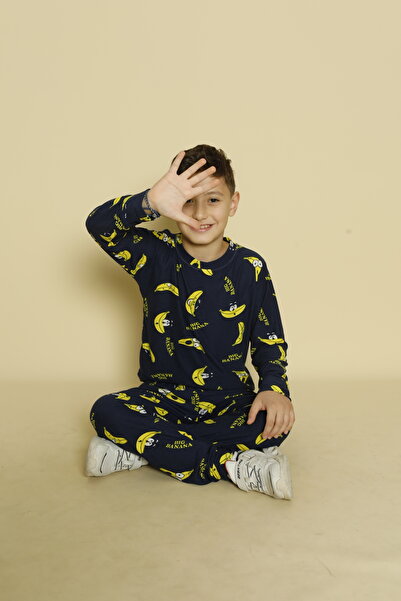 Ponki Σετ πιτζάμες για αγόρι σουέντ