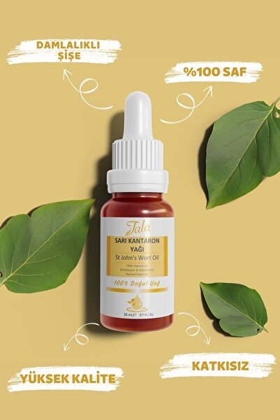 Tala Sarı Kantaron Yağı %100 Saf Ve Doğal Soğuk Sıkım 20 Ml