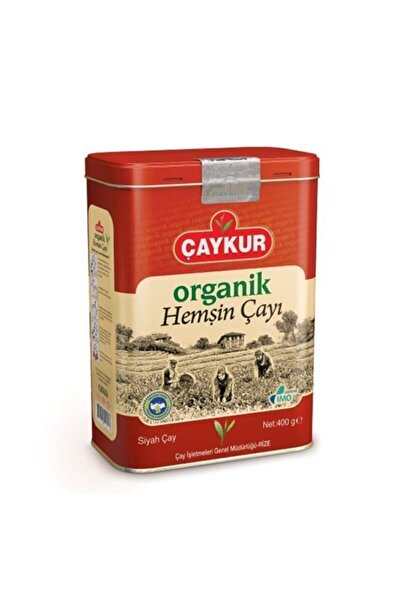Çaykur Organik Hemşin Çay Teneke Kutu 400 Gr X 3 Adet