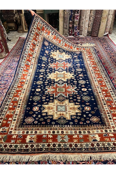 RD RAMAZAN DAĞ EL HALI SANATI El Dokuma Antik İzmir Yörük Halısı 290x183