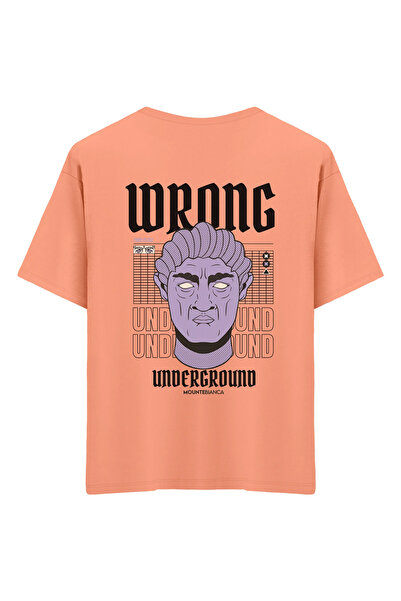 Mounte Bianca Unisex Pogrešno - Oversize kroj T-shirt
