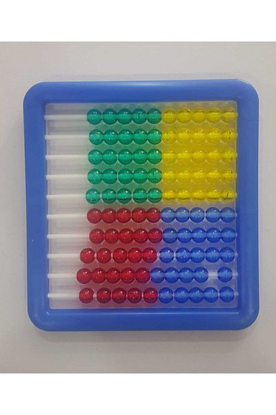 Medyen Μπλε πολυτελής χάντρα Mihsap Abacus Number