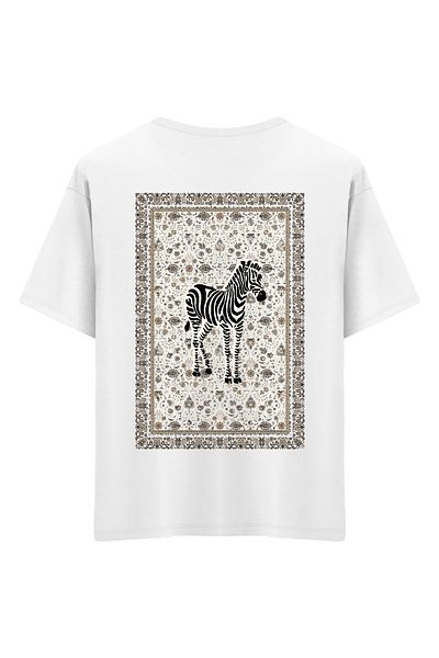 Mounte Bianca Unisex Zebra - Μπλουζάκι Oversize