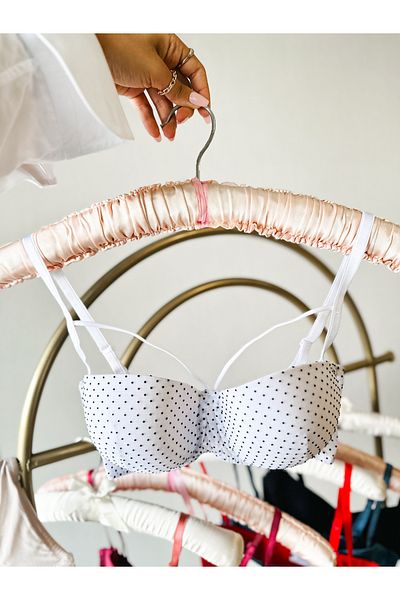 La Noche Lingerie Sutien cu cupe cu sârmă cu buline albe