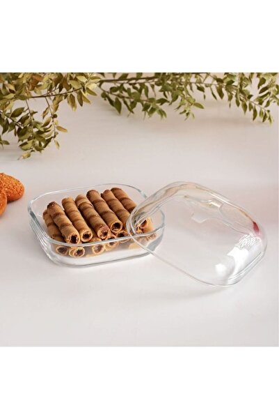 Paşabahçe حاوية تخزين زجاجية موديل 96886 - 4 قطع