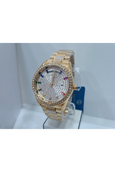 DAVID GUNER DG-8703LA-B1 Altın Renk Kadın Kol Saati.