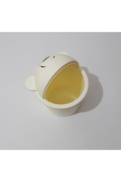 renkli çiçekler Copy - Children's Room Mini Desktop Trash Can