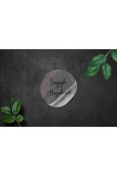 anka design Pack of 48 Transparent Stickers - Shipping Label (4X4Cm) - Made with Love