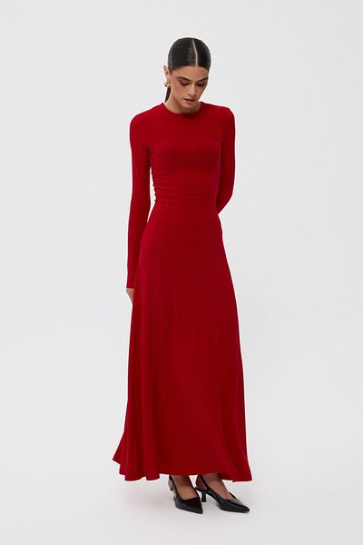 Seda Yalçın Atelier Blaivs Red Long Sleeve Spanish Dress