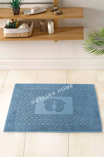 Meslina Home Πετσέτα ποδιών 50x70cm Extra Soft Paste - Μονή, Μπλε