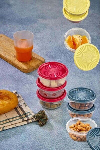 SepetçiBaba 9 Pieces Sauce Bowl-Set of Breakfast and Storage Containers - Ht-37