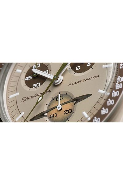 Swatch Omega Bioceramic - Heart Clock with Saturn Mission