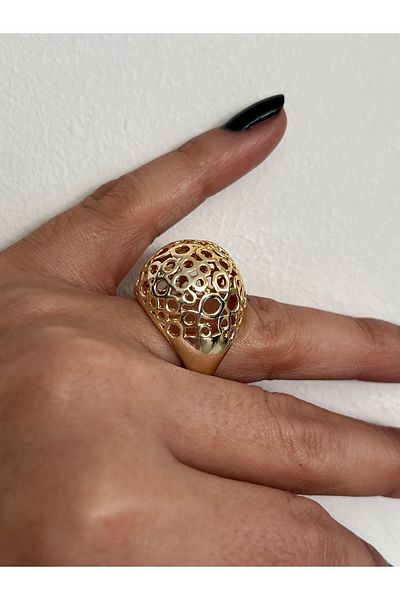tones official Modern Big Ball Ring