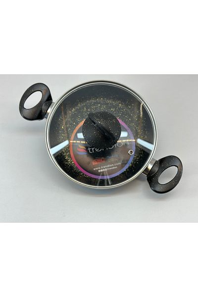 Trendlon 20 cm Ultra Granite Sahan - Pan with Glass Lid