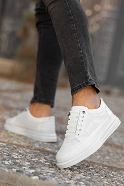 Sanvio Tarzkar Pánská bílá Denní Flexibilní Pohodlné Snadno se nosí Prošívaná lehká podrážka Vycházková zaručená sportovní obuv